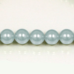 Czech Glass Pearl Bead - Round 06MM LT BLUE 70462