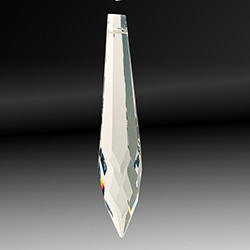 Asfour Crystal Chandelier Part - Spear Pendant - 13x61MM (2.5 Inch) CRYSTAL