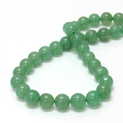 Gemstone Bead - Smooth Round 10MM AVENTURINE-GREEN