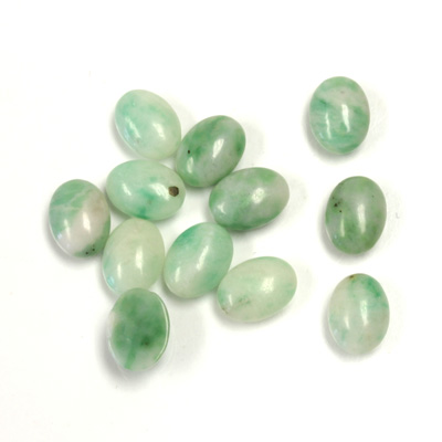 Gemstone Cabochon - Oval 08x6MM JADE ZING JIANG