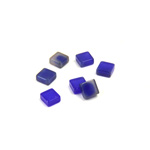 Gemstone Flat Back Flat Top Straight Side Stone - Square 04x4MM CALCEDON