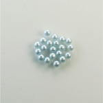 Czech Glass Pearl No-Hole Ball - 2MM LT BLUE 70462