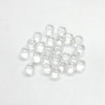 Glass No-Hole Ball - 04MM CRYSTAL