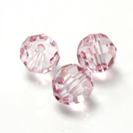 Preciosa Crystal Bead Regular Cut - Round 04MM LT PINK