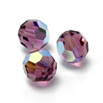 Preciosa Crystal Bead Regular Cut - Round 05MM AMETHYST AB