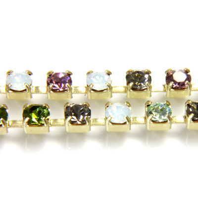 Preciosa Crystal Rhinestone Cup Chain - PP24 (SS12) SILKY-RAW