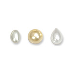 Plastic Pearl Cabochons