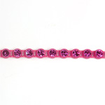 Plastic Rhinestone Banding 1 Row PP17 (SS8) FUCHSIA-FLUORESCENT PINK