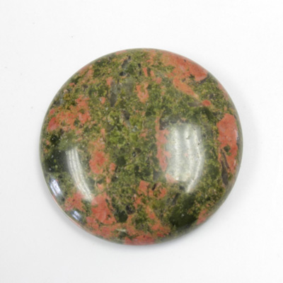 Gemstone Cabochon - Round 35MM EPIDOTE