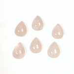 Gemstone Cabochon - Pear 10x7MM ROSE QUARTZ