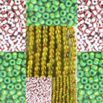 Striped Opaque Seed Beads