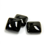 Gemstone Cabochon - Square 12x12MM BLACK ONYX