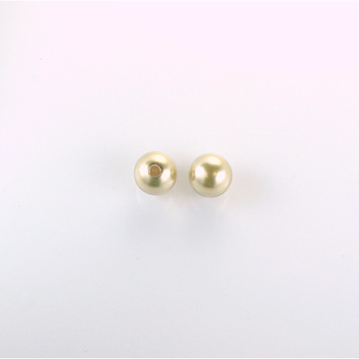 Czech Glass Pearl 1-Hole Ball - 03MM CREME 70414