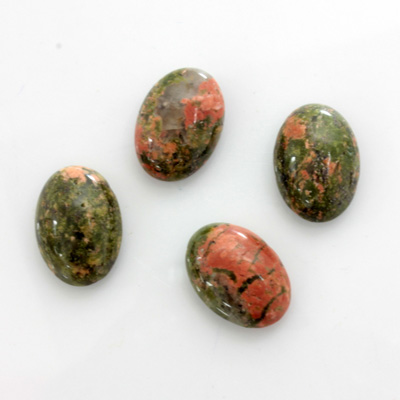 Gemstone Cabochon - Oval 14x10MM EPIDOTE