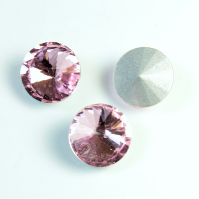 Cut Crystal Point Back Rivoli SS47 (10.5-10.9MM) ROSE