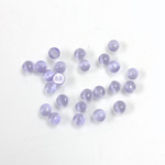 Fiber-Optic Cabochon - Round 03MM CAT'S EYE TANZANITE