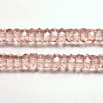 Czech Glass Fire Polished Bead - Rondelle 06x3MM ROSALINE