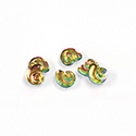 Glass Cabochon - Shell 06x7MM VITRAIL MEDIUM  Foiled