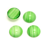 Glass Medium Dome Cabochon - Round 13MM PORPHYR GREEN