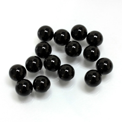 Gemstone No-Hole Ball - 07MM BLACK ONYX