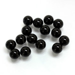 Gemstone No-Hole Ball - 07MM BLACK ONYX