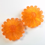 Plastic No-Hole Flower - Daisy 26MM MATTE HYACINTH