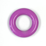 Plastic Bead - Smooth Round Ring 30MM Opaque BRIGHT PURPLE