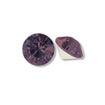 Swarovski Crystal Point Back XILION Foiled Chaton - PP24 BURGUNDY