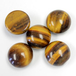 Gemstone Cabochon - Round 14MM TIGEREYE