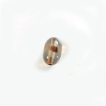 Plastic  Bead - Mixed Color Smooth Oval 15x10MM WHITE TORTOISE