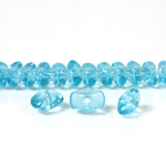 Glass Bead TablePolished - Nugget 04x8MM AQUA