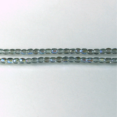 Czech Glass Fire Polish Bead - Round 02MM MONTANA AB