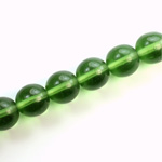 Czech Pressed Glass Bead - Smooth Round 10MM TURMALINE