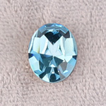 Swarovski Crystal Point Back Fancy Stone - Oval 06x4MM AQUAMARINE