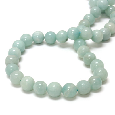 Gemstone Bead - Smooth Round 10MM AMAZONITE