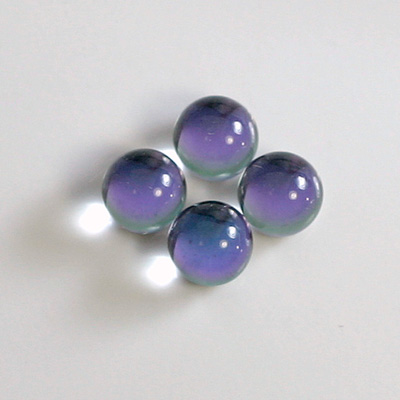 Preciosa Glass Flat Back 3/4 Ball 08MM HELIOTROPE Coated