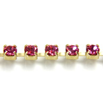 Preciosa Crystal Rhinestone Cup Chain - PP24 (SS12) ROSE-RAW