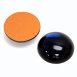 Glass Medium Dome Foiled Cabochon - Round 21MM MONTANA