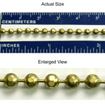 Brass Chain 3.0MM DIA CUT BALL