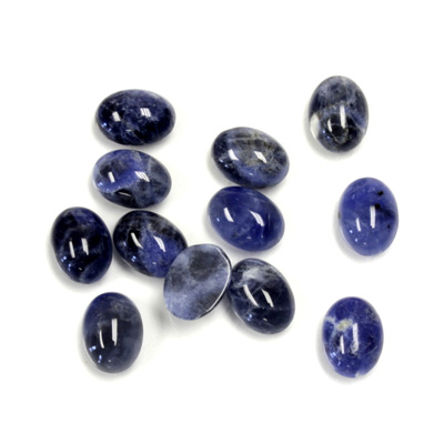 Gemstone Cabochon - Oval 08x6MM SODALITE