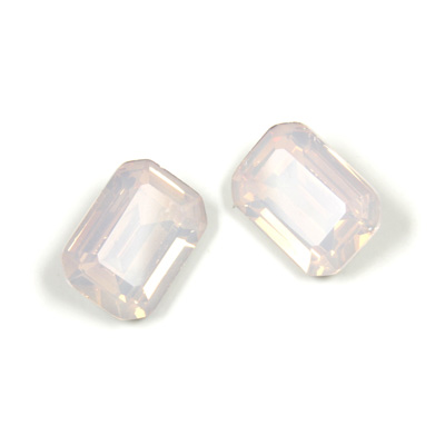 Cut Crystal Point Back Fancy Stone Foiled - Cushion Octagon 14x10MM OPAL ROSE