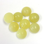 Gemstone Cabochon - Round 10MM JADE OLIVE