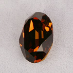 Swarovski Crystal Point Back Fancy Stone Foiled - Oval 18x13MM SMOKE TOPAZ