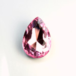 Cut Crystal Point Back Fancy Stone Foiled - Pear 30x20MM LT ROSE