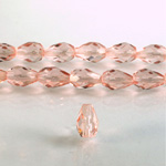 Czech Glass Fire Polish Bead - Pear 10x7MM ROSALINE
