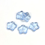 Czech Pressed Glass Bead - Star 12MM LT SAPPHIRE