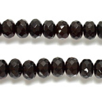 Czech Glass Fire Polish Bead - Rondelle Donut 09x6MM GARNET