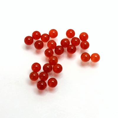 Gemstone No-Hole Ball - 04MM CORNELIAN
