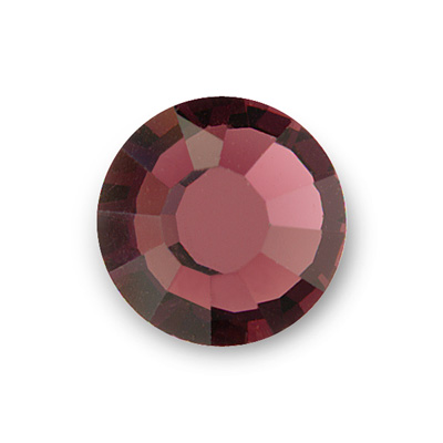 Asfour Crystal Flat Back Chaton Rose - 10SS AMETHYST