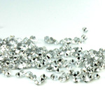 Plastic Point Back Foiled Chaton 1.5MM CRYSTAL